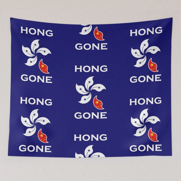 Item preview, Hong Gone the occupying of Hong Kong tshirt designed and sold by ROEfifty.