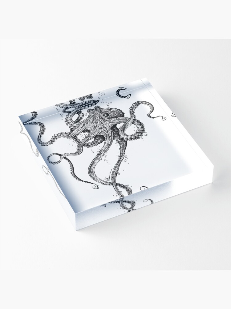 Thumbnail 3 of 5, Acrylic Block, Octopus designed and sold by taojb.