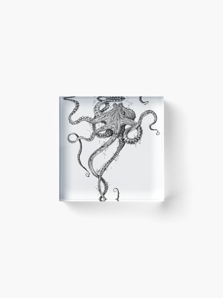 Thumbnail 2 of 5, Acrylic Block, Octopus designed and sold by taojb.