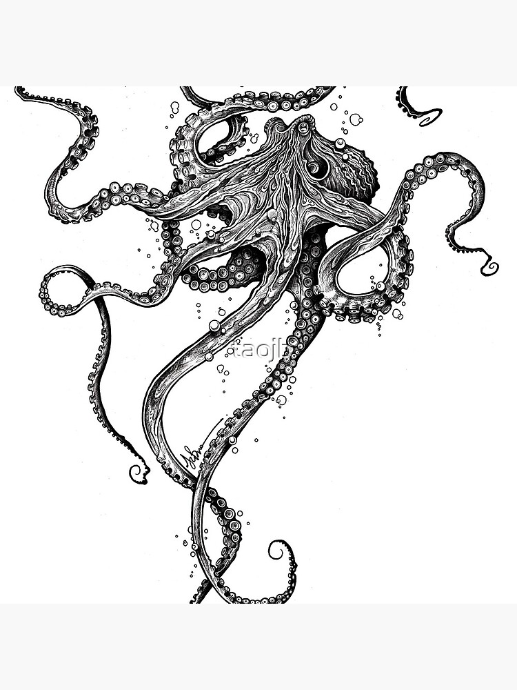 Thumbnail 5 of 5, Acrylic Block, Octopus designed and sold by taojb.