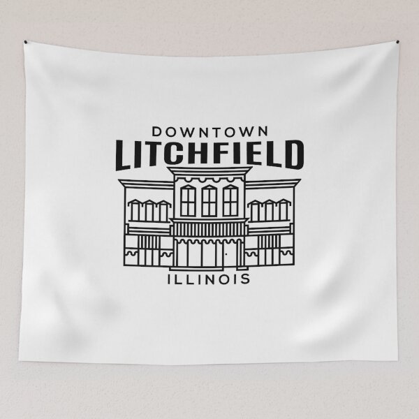 Item preview, Downtown Litchfield IL designed and sold by HalpinDesign.