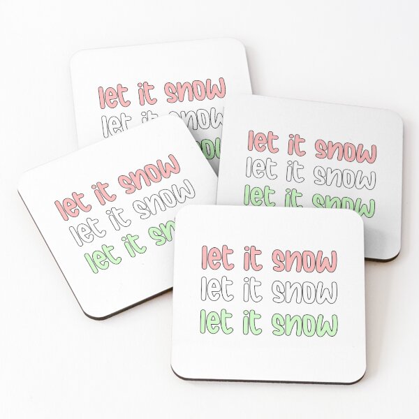 Item preview, Let It Snow Sticker... designed and sold by stickerstamp.