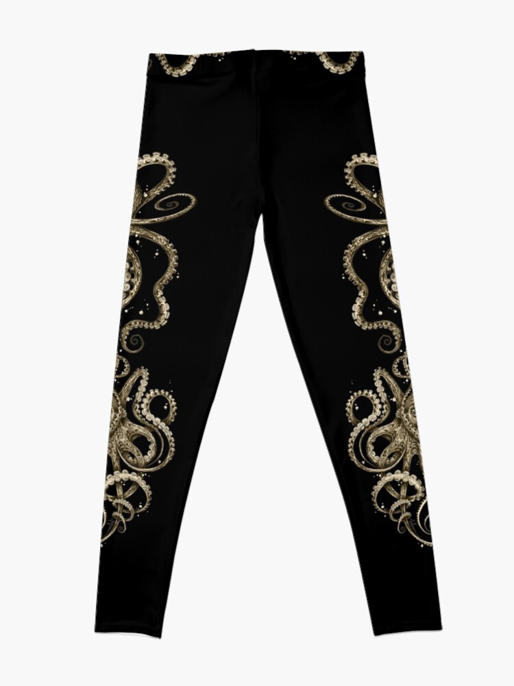 Alternate view of Octopsychedelia Sepia Leggings