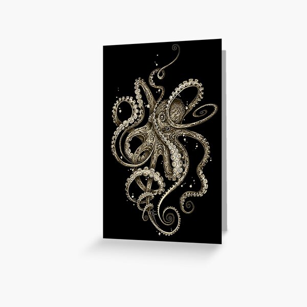Artikel-Vorschau von Octopsychedelia Sepia, designt und verkauft von taojb.