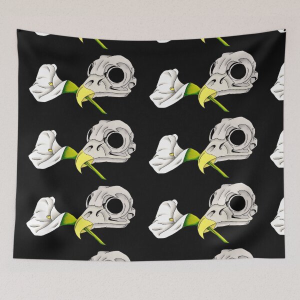 Item preview, Owl skull with lily designed and sold by Kharotus.