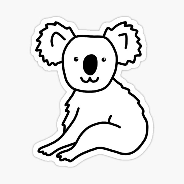 Hello Koala Sticker