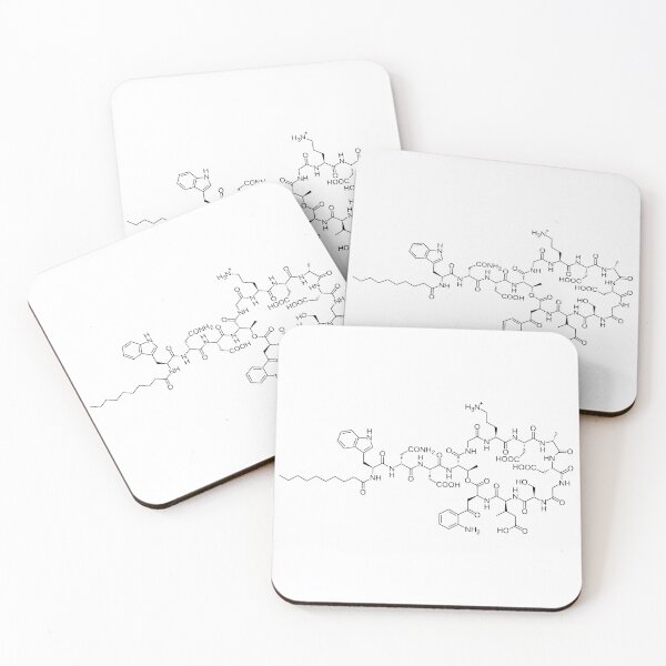 Item preview, Daptomycin Chemical Structure designed and sold by Artchitectrx.