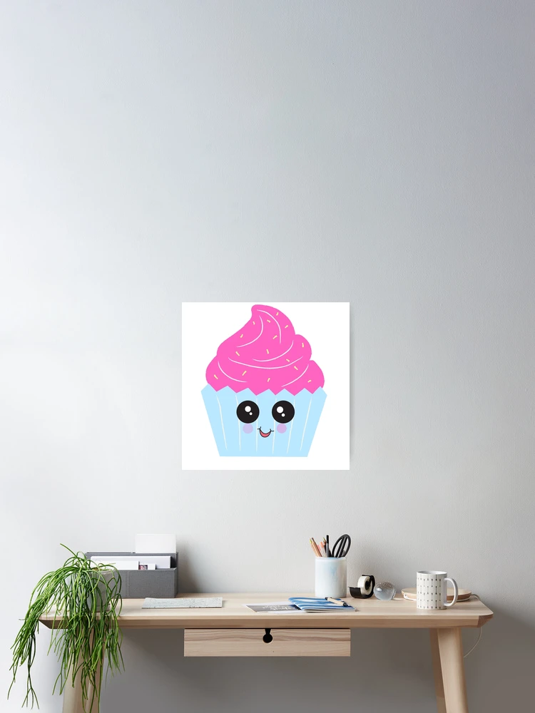 Thumbnail 2 of 3, Poster, Sweet Raspberry Cupcake  designed and sold by rhicha.