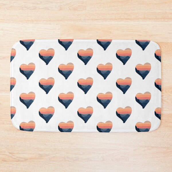 Item preview, Travel Mountain Sunset Heart designed and sold by ellabas.