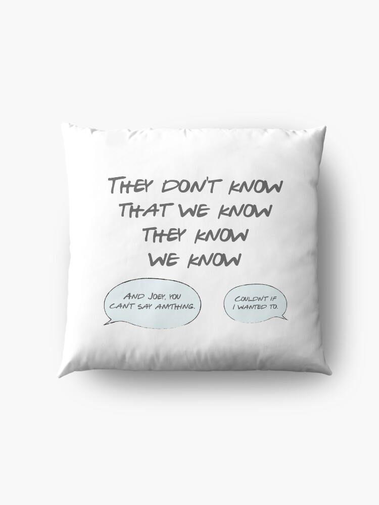 Alternate view of They Don't Know Floor Pillow