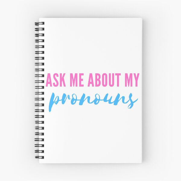 Item preview, Ask Me About My Pronouns designed and sold by CJ Vanderbeek.