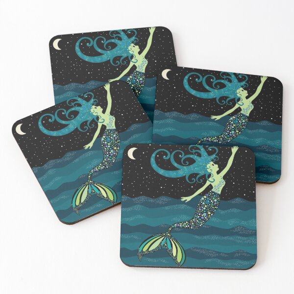 Item preview, Moonlit mermaid designed and sold by ReginaDesign.