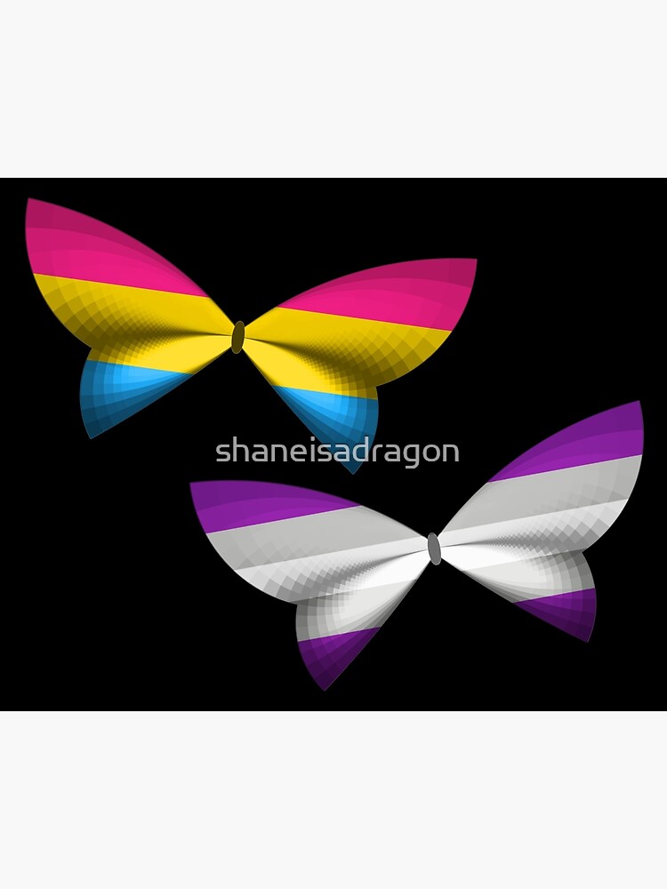 Pan Graysexual Pride Butterflies Poster For Sale By Shaneisadragon Redbubble 9972