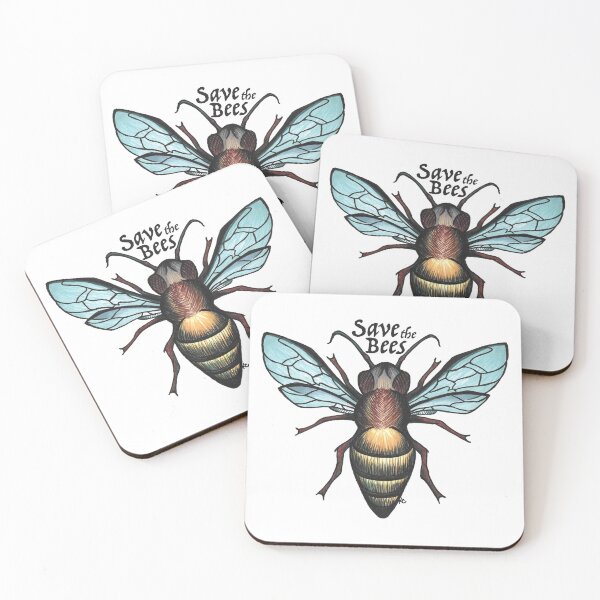 Item preview, Honey Bee - Save the Bees designed and sold by The White Bat.