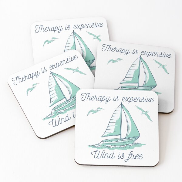 Item preview, Therapy is expensive - wind is free designed and sold by ArtjomDesign.