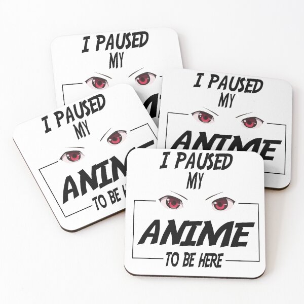 Item preview, i paused my anime to be here designed and sold by nawal-shirt.
