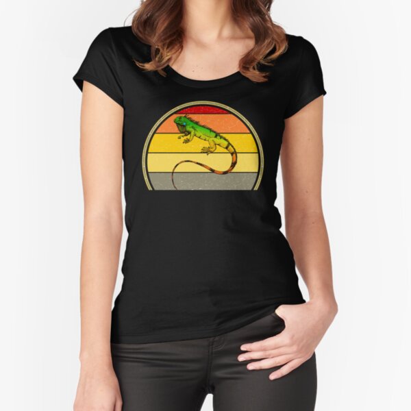Vintage Iguana Fitted Scoop T-Shirt