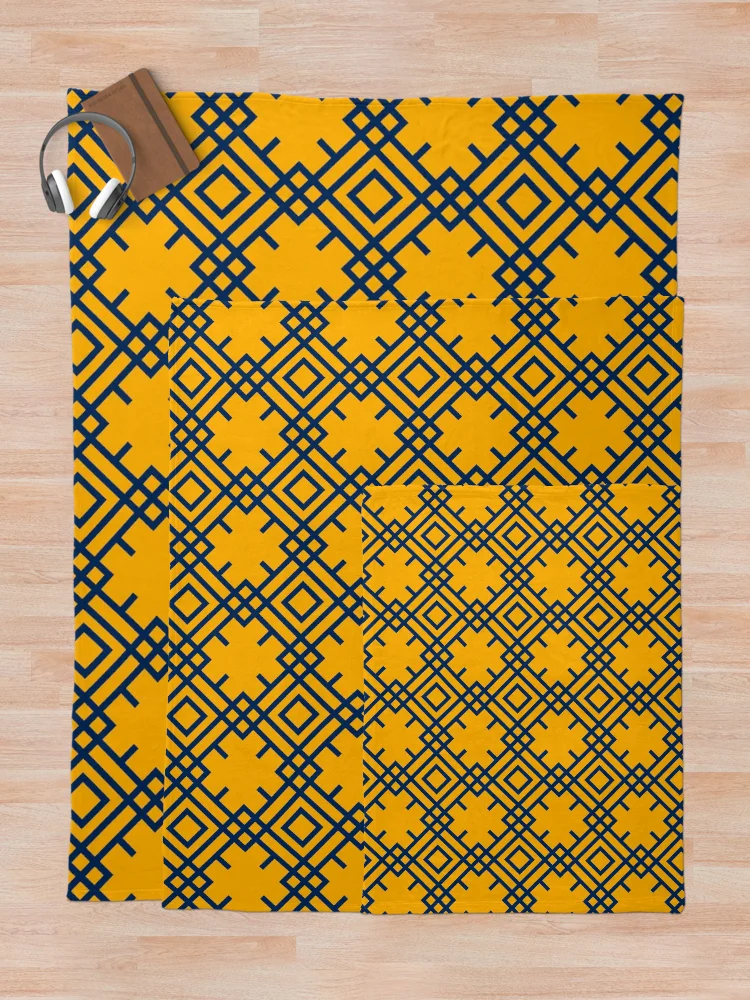 Thumbnail 5 of 6, Throw Blanket, Geometric Angular Pattern designed and sold by RADesigns21.