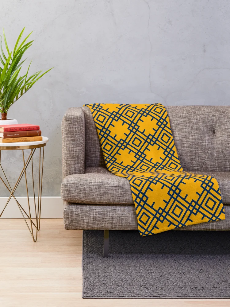 Thumbnail 2 of 6, Throw Blanket, Geometric Angular Pattern designed and sold by RADesigns21.