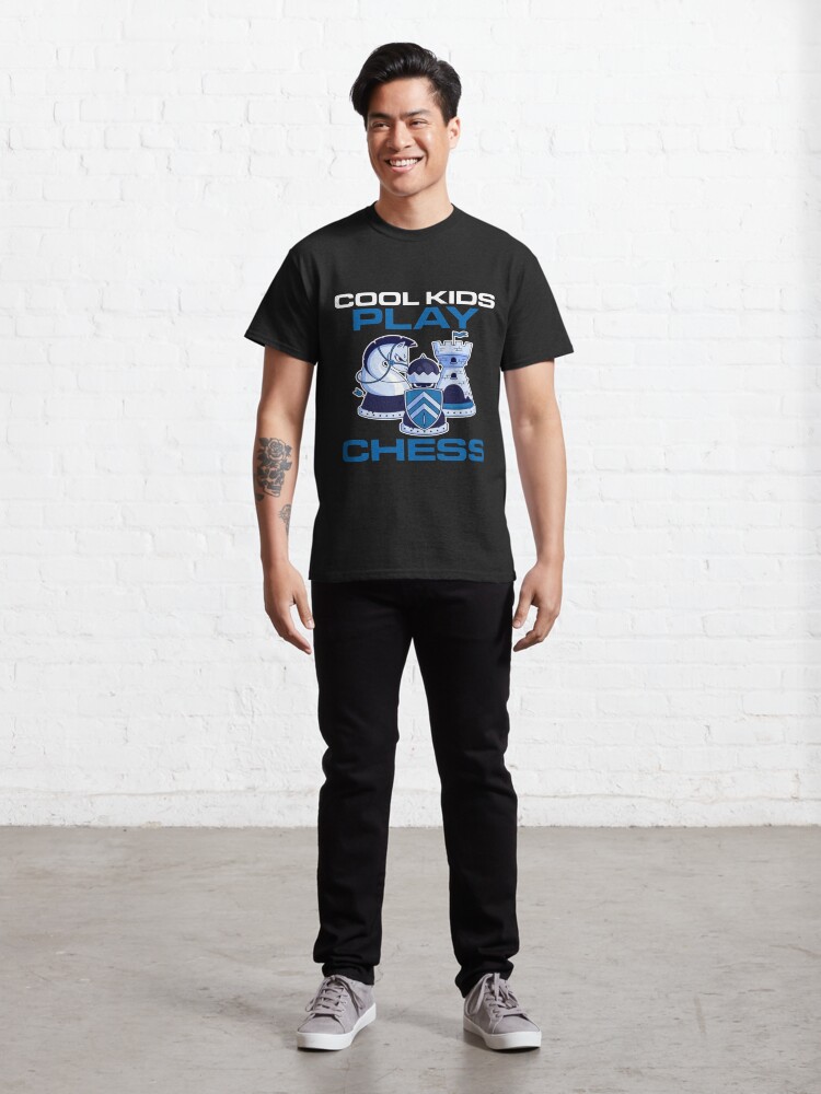 Alternate view of Cool Kids Play Chess King Classic T-Shirt