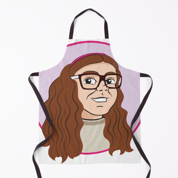 Item preview, Girl with brown curly hair and glasses. Ideal for educational and institutional materials designed and sold by LucianoCosmo.