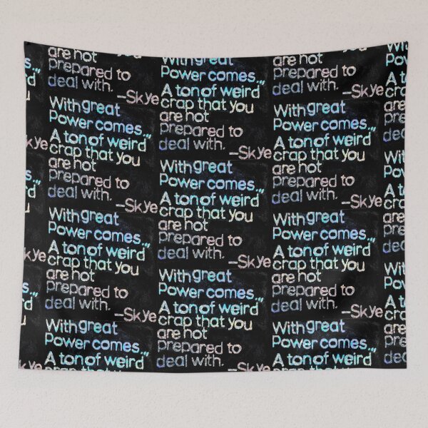 Item preview, "With great power comes..." (Rustic Background Version) designed and sold by reads.a.lot_reads.a.lini.