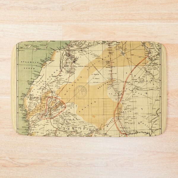 Item preview, Western Sahara Map (1876) designed and sold by allhistory.
