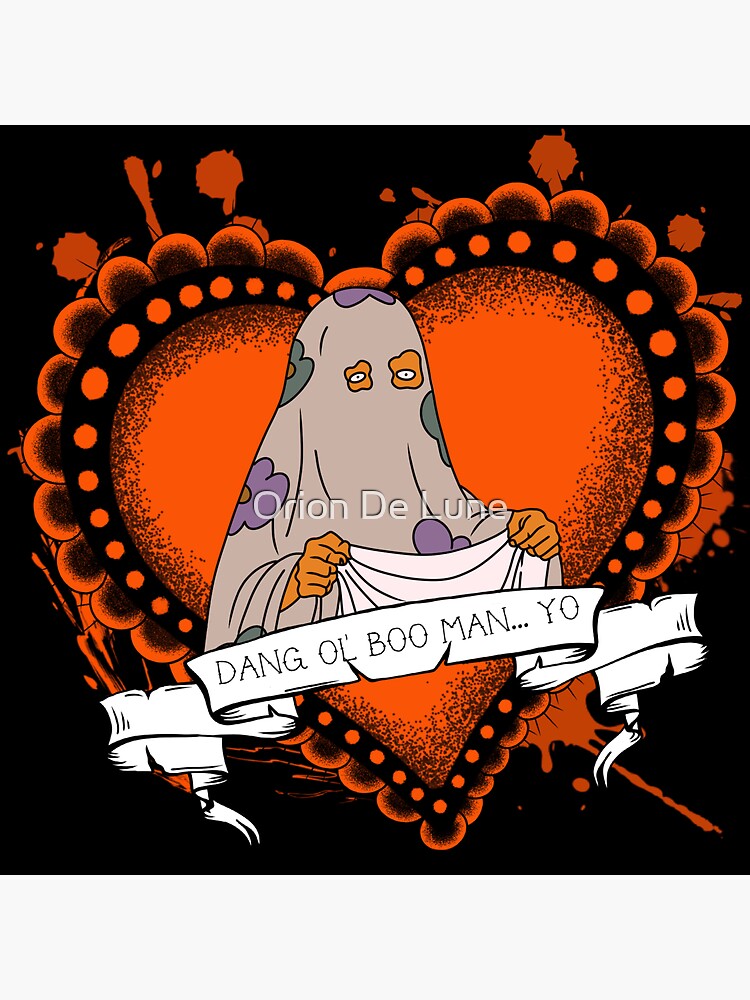 "Dang Ol’ Boo Man" Sticker for Sale by aferrill1991 Redbubble