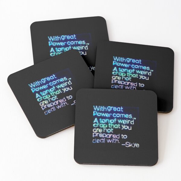 Item preview, "With great power comes..." (Glowing Text Version) designed and sold by reads.a.lot_reads.a.lini.