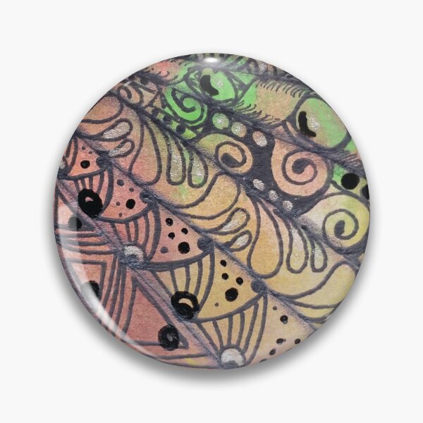 Item preview, Stacked and Tangled Fan in Orange designed and sold by The Real Sacil.