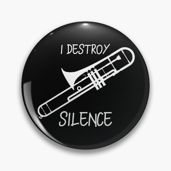 Aperçu de l'œuvre Trombone I Destroy Silence T-Shirt Trombone brands T-Shirt Trombone T-Shirt créée et vendue par OAPod.