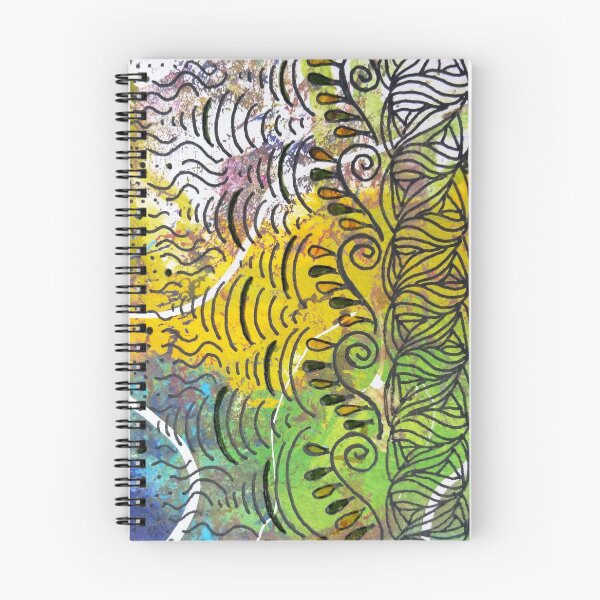 Item preview, Yellow & Green Abstract designed and sold by The Real Sacil.