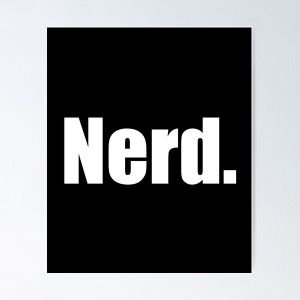 Artikel-Vorschau von Nerd Typografie Meme, designt und verkauft von Onlywords.