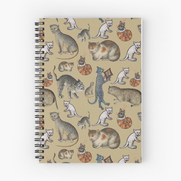 Item preview, Ugly Medieval Cat Pattern designed and sold by Sara-T.