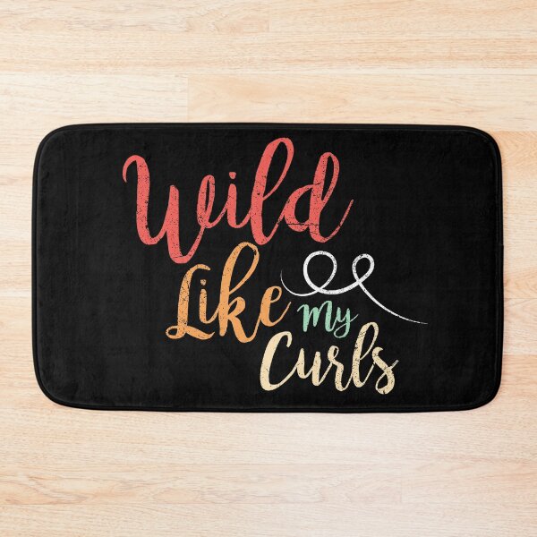 Item preview, Wild Like My Curls Cute Gift For Curly Haired Girls designed and sold by MintaApparel.