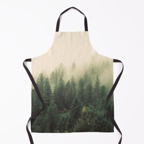 Item preview, Foggy pine tree mountain designed and sold by HintofNature.