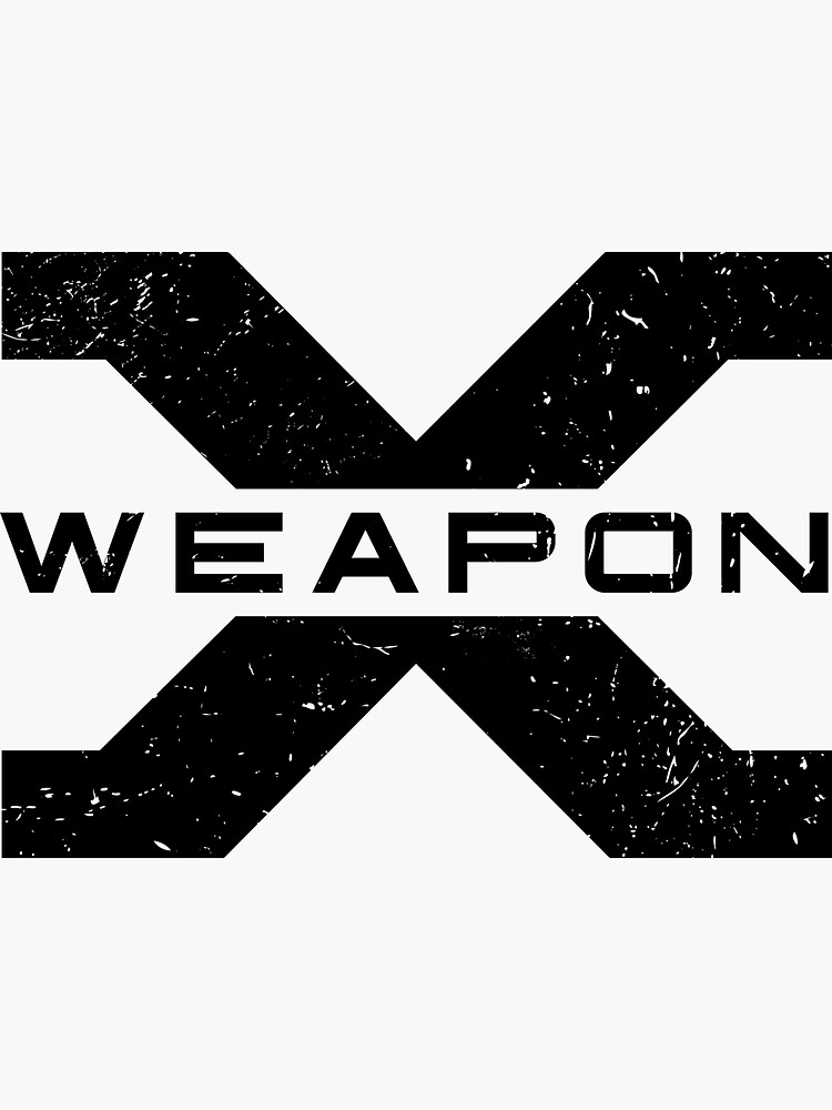 "Weapon X" Sticker for Sale by Gamego Redbubble