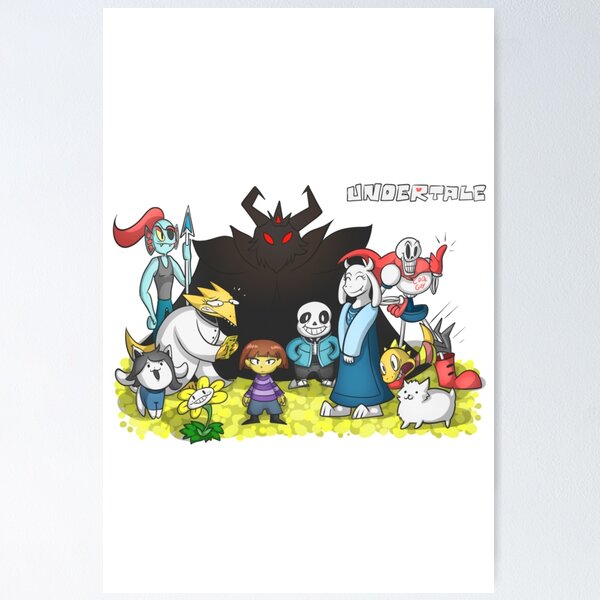 Every Characters in Undertale Poster Wall Decor – Twentyonefox