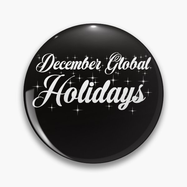 Item preview, December Global Holidays Black designed and sold by DamaliePierre.