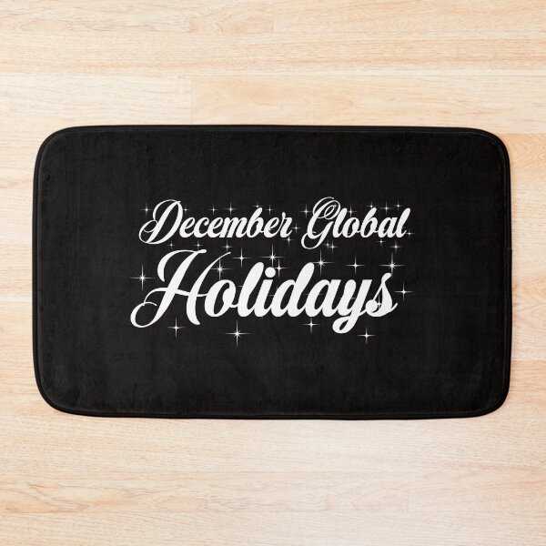 Item preview, December Global Holidays Black designed and sold by DamaliePierre.