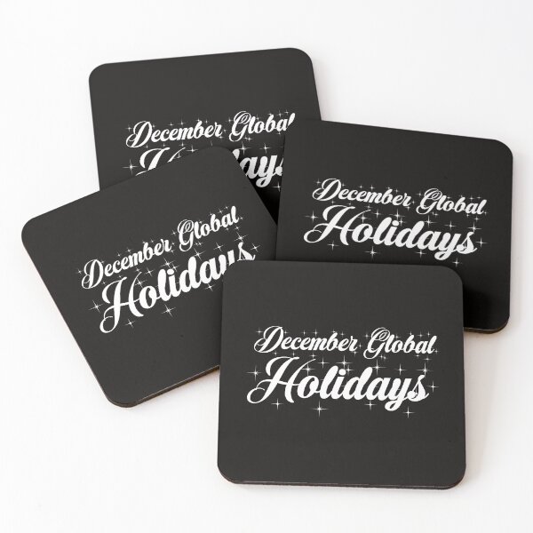 Item preview, December Global Holidays Black designed and sold by DamaliePierre.