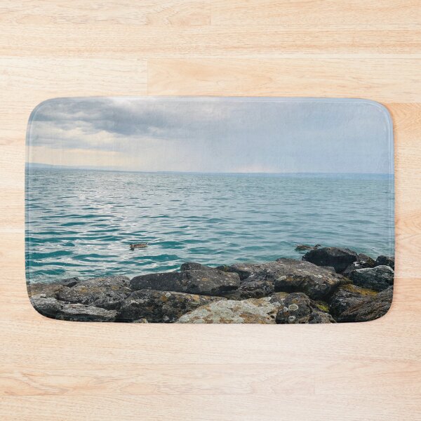 Item preview, Rugged Seashore rocky beach  designed and sold by Wasef Baker.