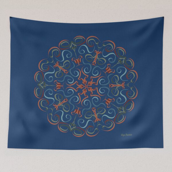 Item preview, Moonlight (Blue) designed and sold by olgaramos.