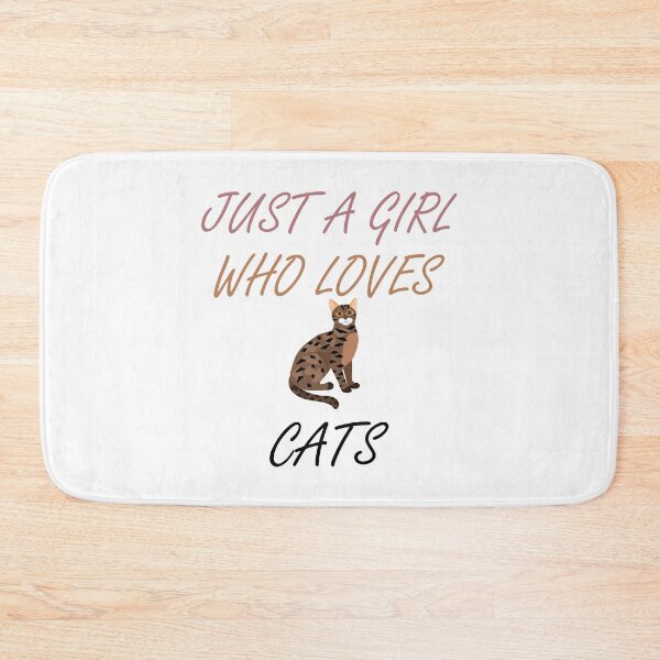 Item preview, Just A Girl Who Loves Cats Sweet Gifts Owner Cat Lover Cats designed and sold by AchrafOc.