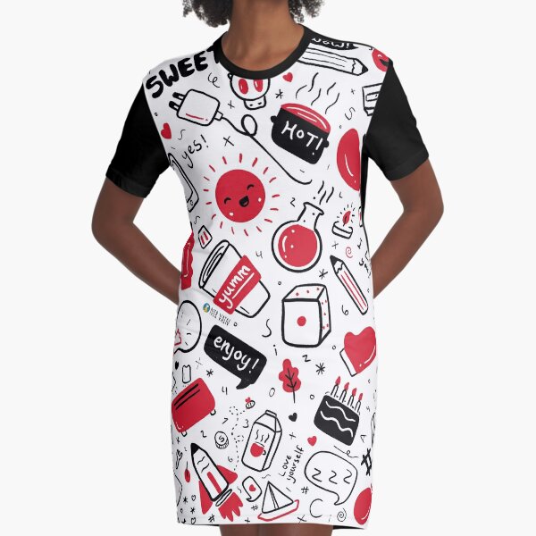 Limited Edition Graphic T-Shirt Dress