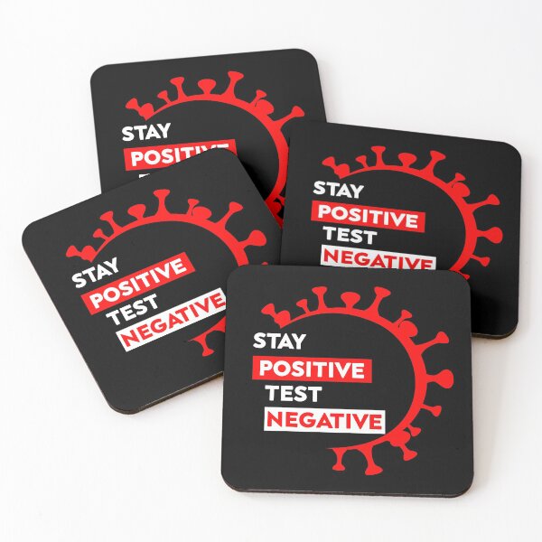 Item preview, Covid-19 Stay Positive Test Negative Corona designed and sold by Paulina Vanlife.