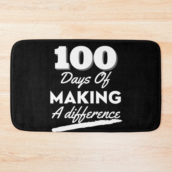Item preview, 100 Days Of Making A Difference Funny 100th Day Of School Gift designed and sold by saadtraibiz.