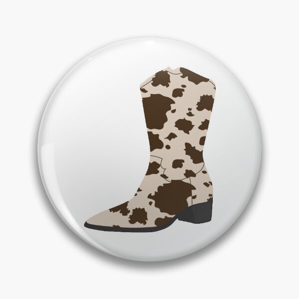 Item preview, cow print cowboy boot  designed and sold by karapos23.