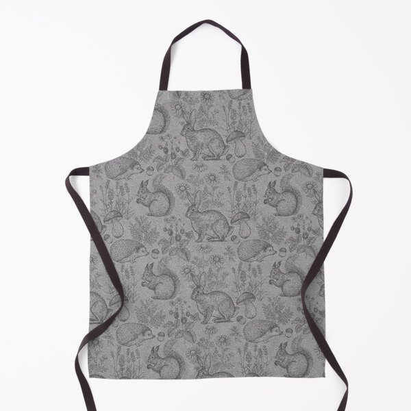 Item preview, Woodland animals - gray / slate gray designed and sold by jwebmarket.