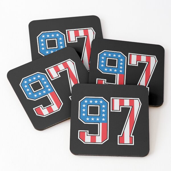 Item preview, 97 American Lucky Number Ninety-seven United States Flag designed and sold by Urosek.